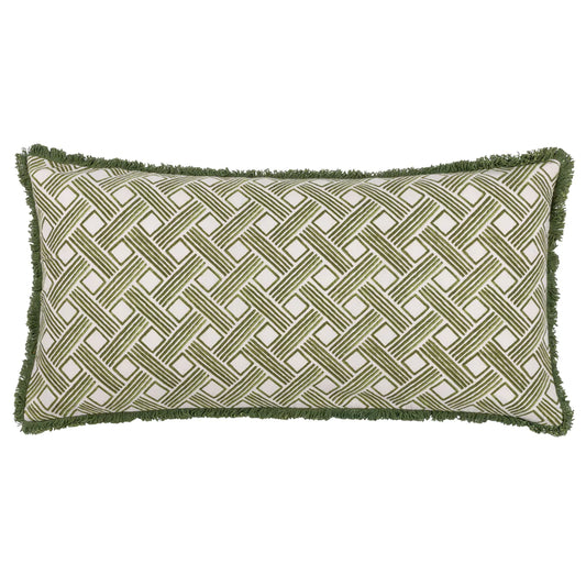Alexa Olive Rectangular Cushion